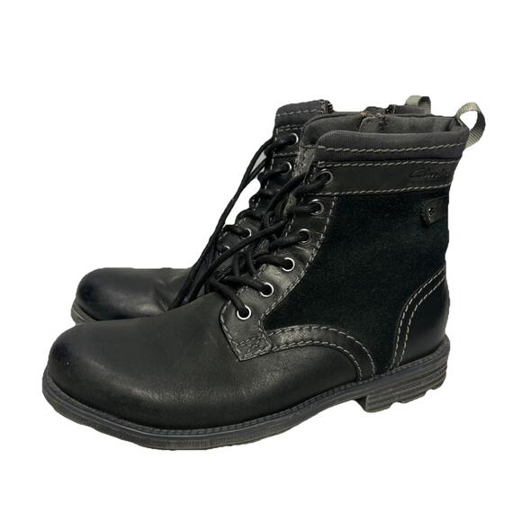 CLARKS Collection Darian Heath 6" Lace-Up Boots Sz 7 - Picture 1 of 12
